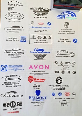 Ihre Garage maßgeschneiderte Briefmarken Farbe, Text, LOGO, Firma LTD Geschäft