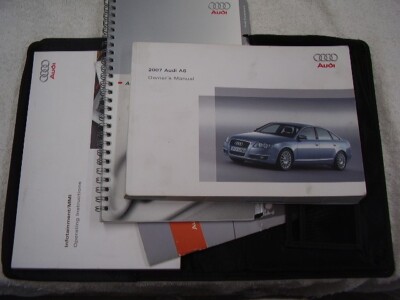 2007 AUDI AG   OWNERS MANUAL  SET