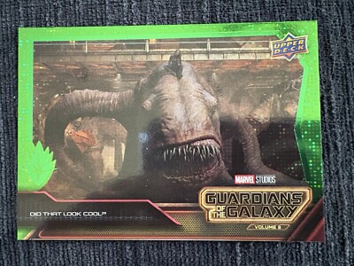 2024 UD Guardians Of The Galaxy  Did That Look Cool  Green Parallel 06/25 Red#62