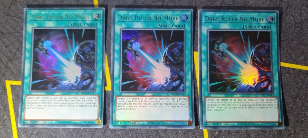 YuGiOh! X3 Dark Ruler No More [MP22-EN262] Ultra Raro; Playset - Foto 12
