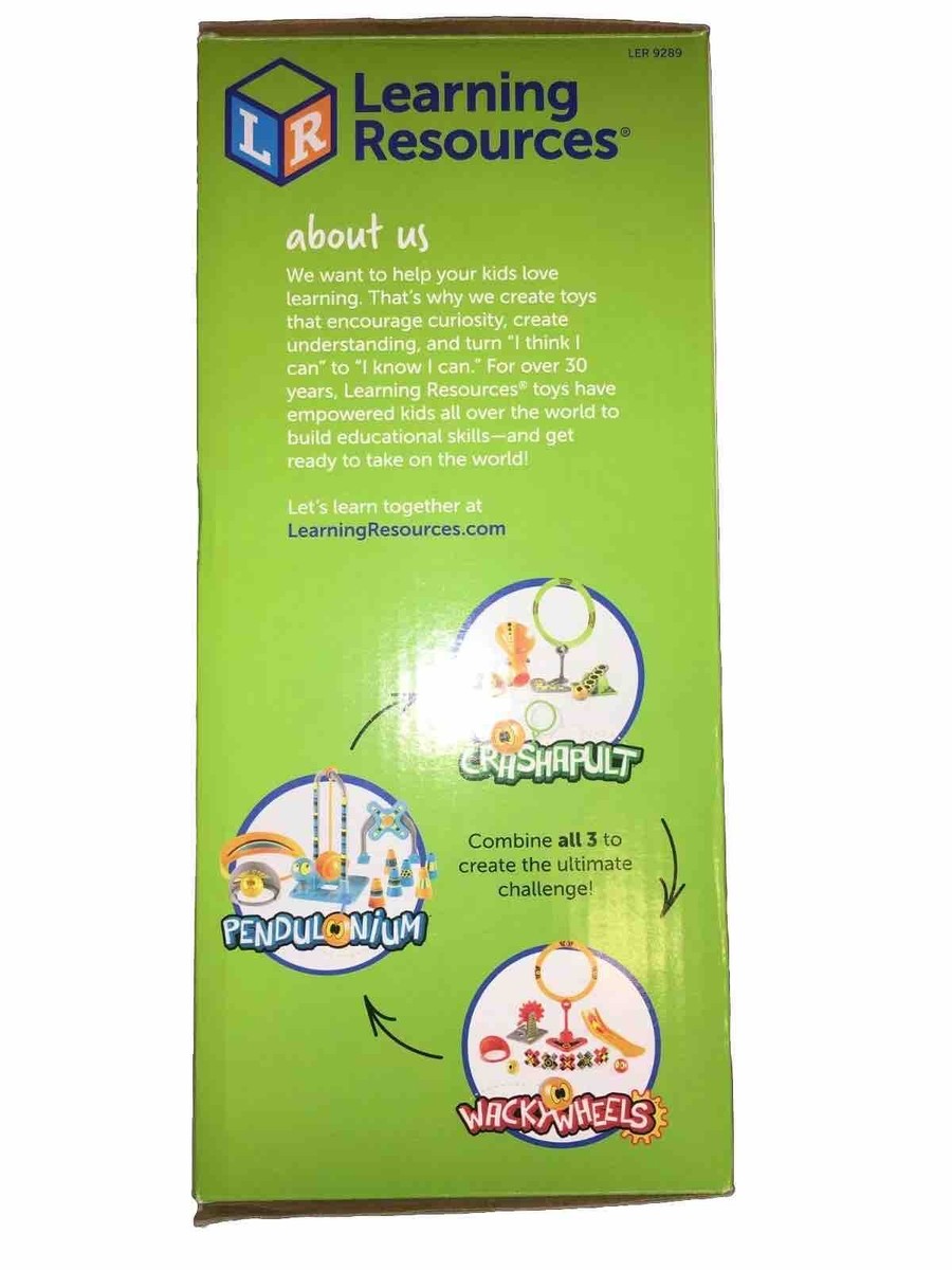 Learning Resources Wacky Wheels STEM Challenge - Physics Game For Kids Ages 5+