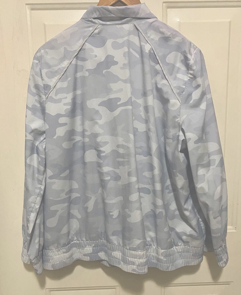 Zenergy Chico's Rain 轻便夹克女式 3P 16/18P,浅色迷彩,秋季 — 第 4/4 张图片