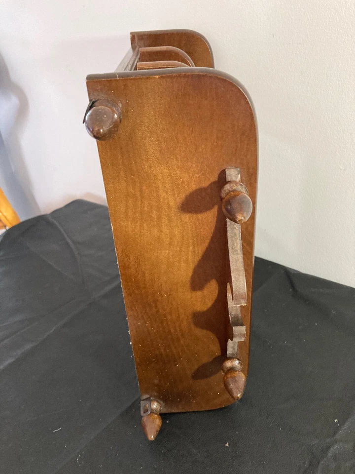 老式独立式木桌展示柜古玩柜 — 第 4/4 张图片