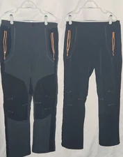 2x Mens Hiking Trousers Casual Tactical Cargo Combat Work Pants Outdoor SIZE 34
