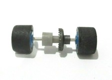 SLOT CAR HO  1 TYCO 440/440-X2 BLUE WHEEL, REAR GEAR, AXLE ASSEMBLY  NEW