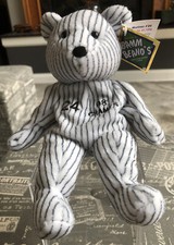 NY Yankees Tino Martinez 24  98 Champions Bamm Beanos Plush Bear New With Tags