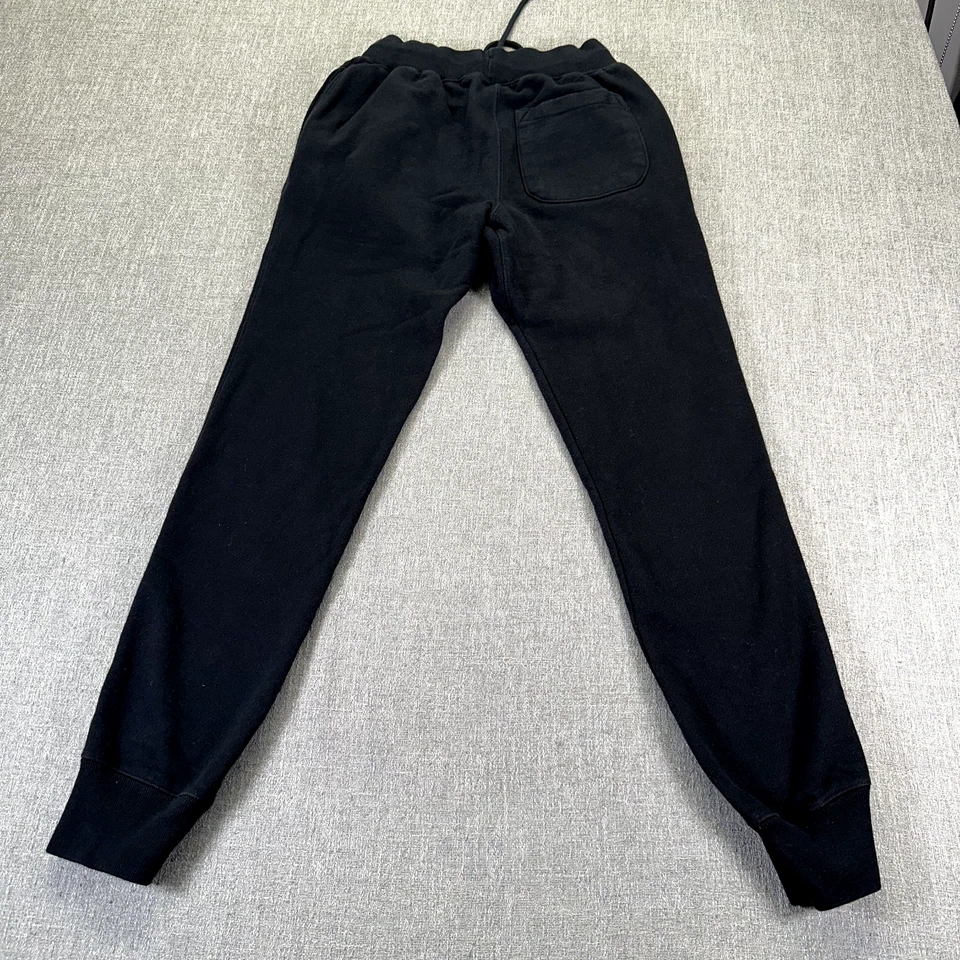 Pantalones de chándal vintage Champion tejido inverso para hombre pequeños negros polar pesados Foto 4 de 4