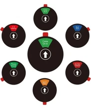 (2 Pack) Office Private Sign 6 Options, Door Hanging Sign Do Not Disturb Sign