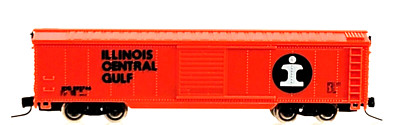 Z Scale Marklin Mini-Club 8681 Illinois Ctl Gulf 50' std Box Car (MTL couplers)