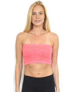 New Bebe Womens Stretchy Animal Leopard Print Strapless Bandeau Bras Xs L 23 Ebay