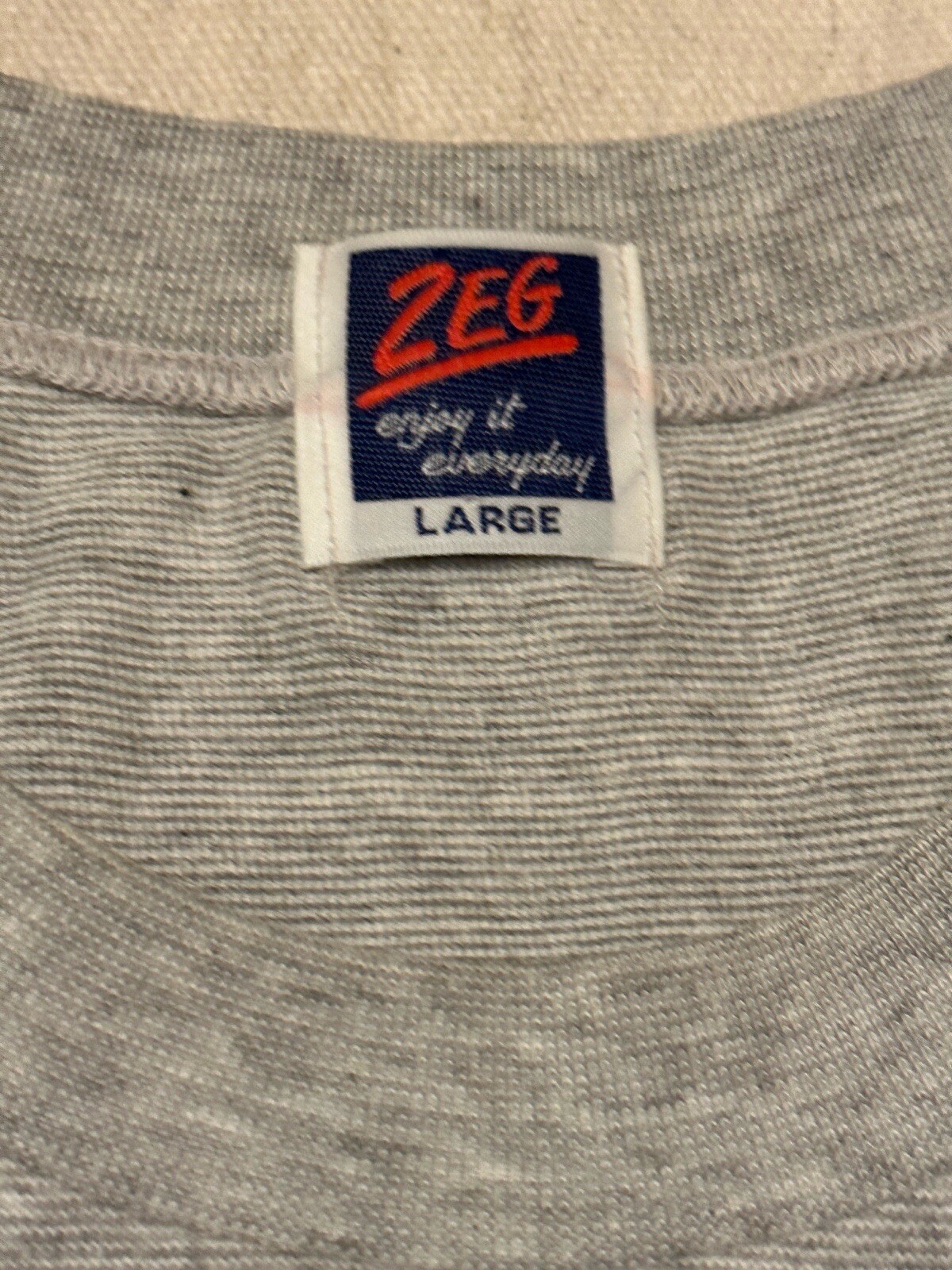 SEGA Sonic the Hedgehog Zeg Shirt 90s Vintage L Grey … - Gem