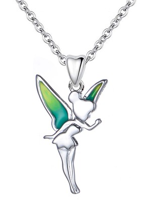 Fee Tinkerbell Halskette Anhänger - 16. 18. 21. Geschenke für sie Mädchen Frauen