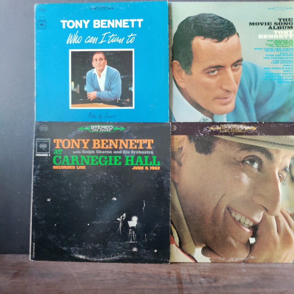 Tony Bennett Stereo Vinyl LP Collection 8 Albums Bundle