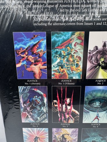 The Justice Cover Collection - Alex Ross - Sealed 14 Color Comic book Art Prints - Picture 3 of 5