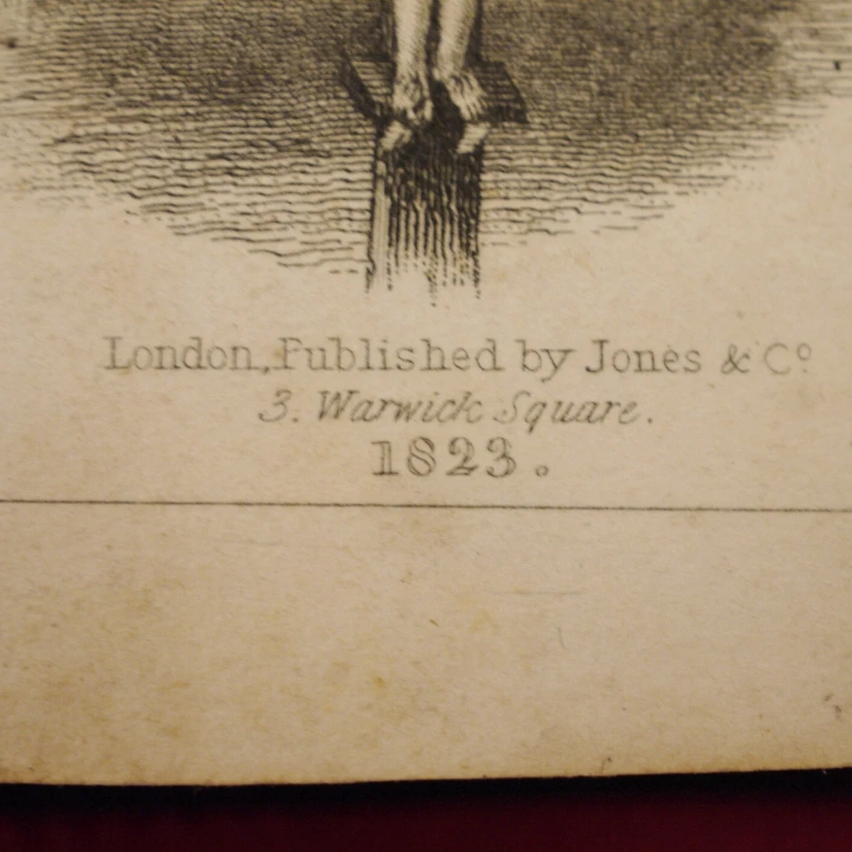 ** Rare Miniature in Full Calf ** John Milton Paradise Regained 1823 - Image 4 of 4