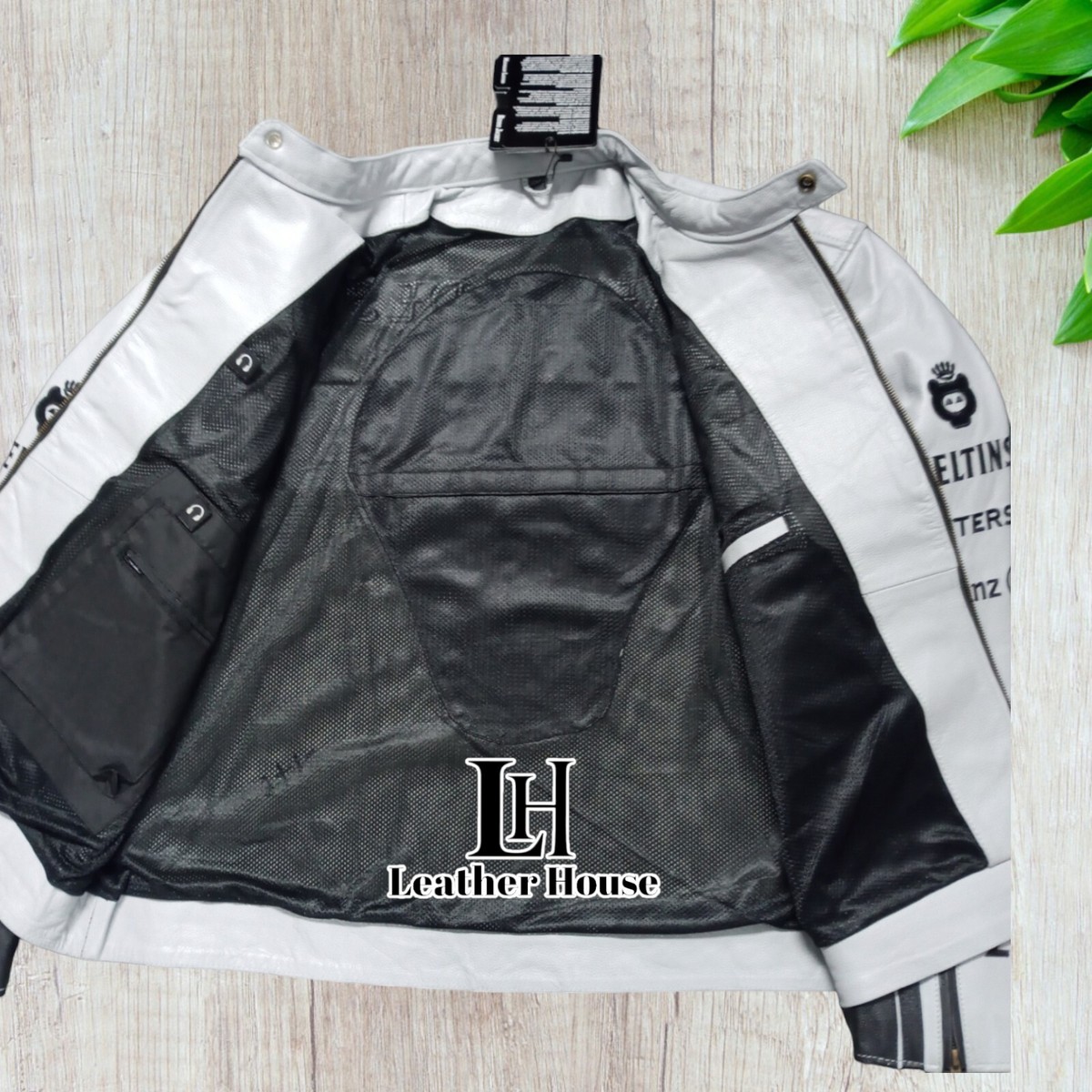 Mercedes Leather Jacket Vintage Mercedes Racing Jacket Biker