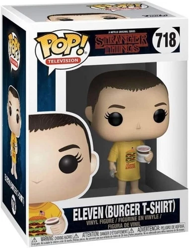 Pop! TV: Stranger Things Eleven in Burger T-Shirt #718 Figure Funko