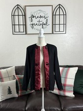 Ladies Vintage Gianni Versace Jacket Wool & Silk Made In Italy SZ IT46 Designer