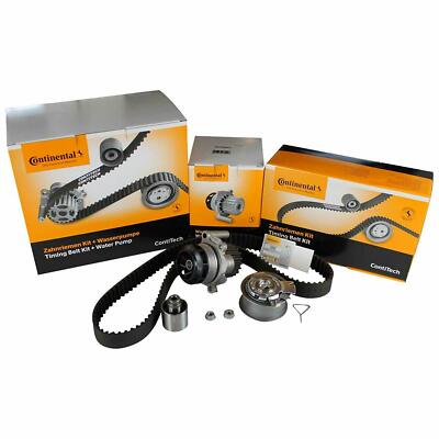 Kit Courroie Distribution + Pompe à Eau Contitech CT1028WP3 | Compatible VW Golf V, Touran, Audi A3, Seat Ibiza 1.9 TDI | Pièce Qualité Pro