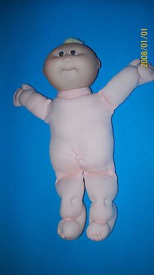 CABBAGE PATCH PREEMIE DOLL coleco head  blond topnot  0206