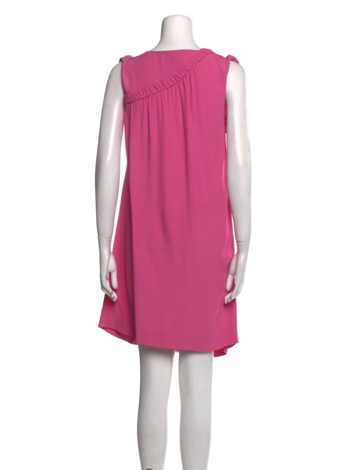 Prada Authentic 2013 Solid Pink Bow Knee Length T… - image 3