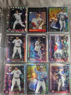 2025 Topps MLB Binder- Rookies - Inserts Chrome - 33 Pages See Discription