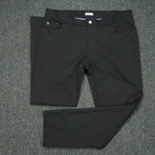 Peter Millar Pants Men 40x32 Black EB66 Performance 5 Pocket Trouser