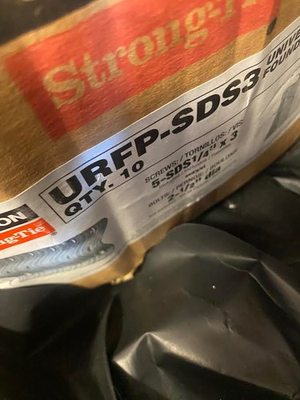 #ad Simpson URFP SDS3 Universal Retrofit Foundation Plate with SDS Screws $150.00