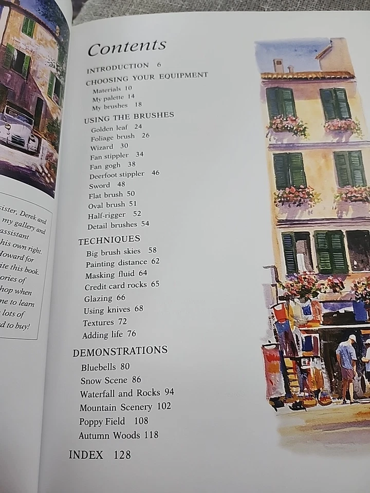 Painting INSTRUCTION TUTORIAL Brush with Acrylics Painting the Easy Way BOOK - Image 3 of 4