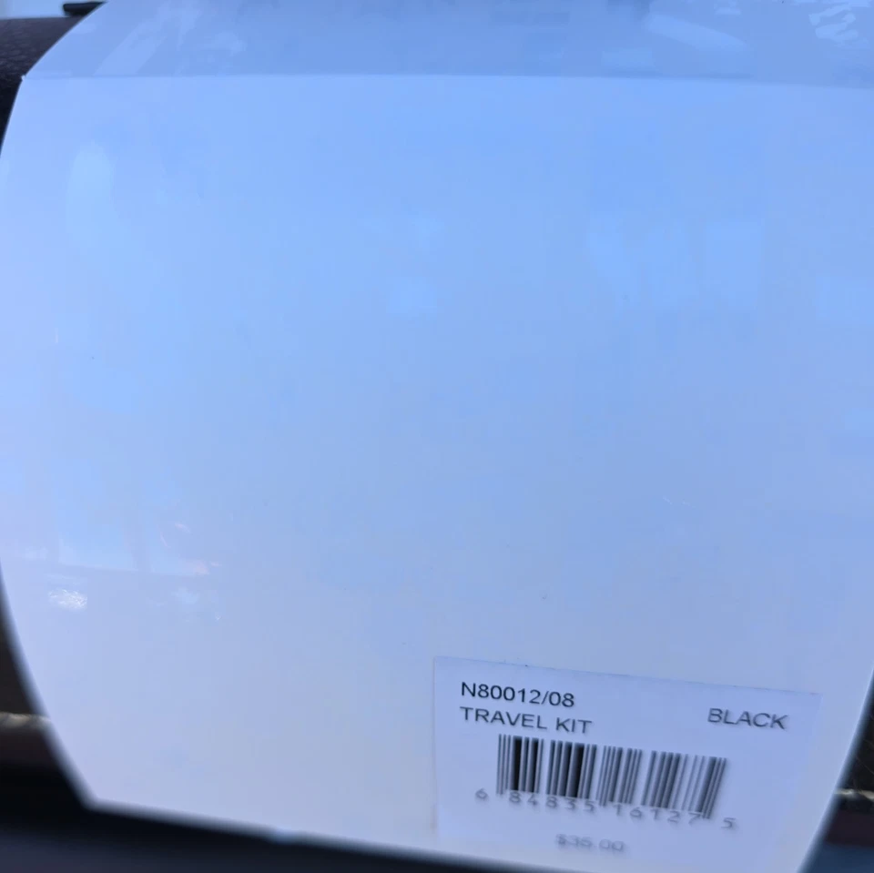 STEVE MADDEN Men's Basic Unisex Toiletry Bag Kit. One Clear Travel Size Bag. - Image 3 of 3