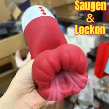 Masturbator Cup Elektrisch mit SaugfunktionLecken Taschenmuschi Sexspielzeug