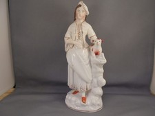 Antique 19th C Staffordshire Pottery Shepherd...