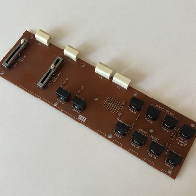 Yamaha DX7 LC90390 THK-S7V-1 Memory Select Volume Data Entry Board WORKING