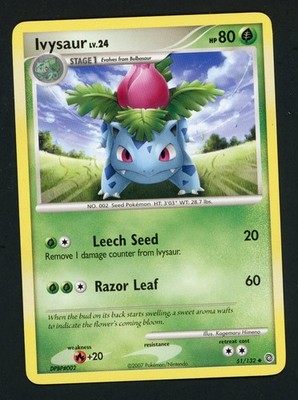 Pokemon TCG Ivysaur Uncommon Secret Wonders 51/132 LP