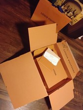 Louis Vuitton Large Shoes /Boot Empty Box W/ Dust Bag  Shopping Bag.