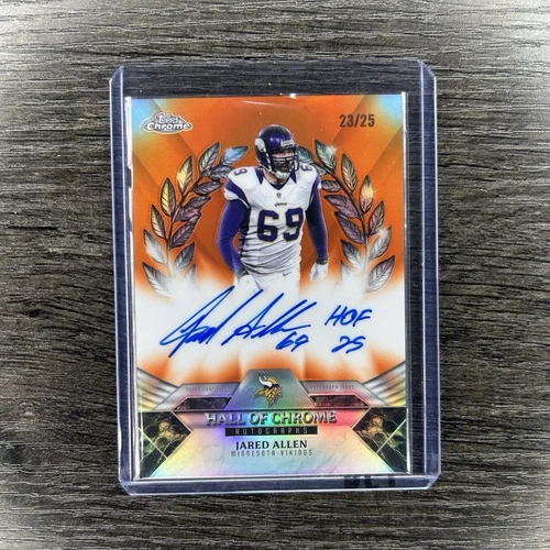 2025 Topps Chrome Jared Allen Hall Of Chrome Autographs (RAW)