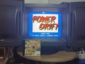 * Power Drift (PC Engine) Japan Import HuCard And Manual