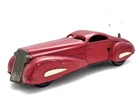 Vintage Marx Streamline Tin Wind Up Racer Car 13.5" OT 711 NO KEY, UNTESTED