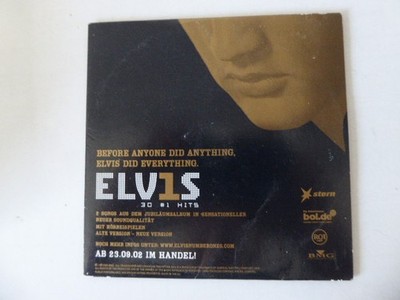Elvis - 30 #1 Hits - Promo-CD - Before anyone did anything, Elvis did everything