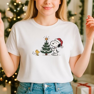 2025 Weihnachten Unisex, Night before Christmas Family, Snoopy Weihnachtsbaum (CH)