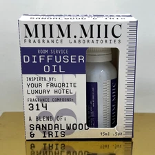 MIIM.MIIC Fragrance 314 Luxury Hotel Diffuser Oil *Sandalwood & Iris* the ONE