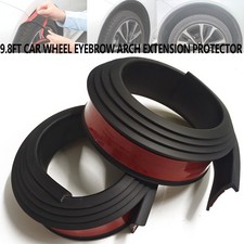 Tira protectora de goma para guardabarros con borde de borde de borde de arco de rueda Wateroof 9,8 pies/300 cm