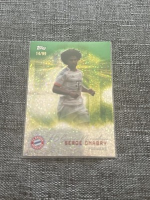 Topps Bayern München Team Set Serge Gnabry 14/99 Nummeriert