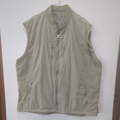 ScotteVest The 101 Vest Men's XXL Khaki Full Zip Travel Utility Hidden Pockets