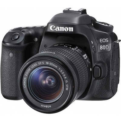 Canon EOS 80D Digital SLR Camera w/18-55mm Lens