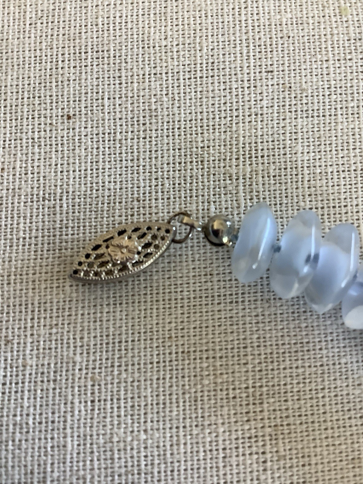 Single Strand Multi Shape & Size Blue Stone Neckl… - image 8