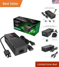 Updated 100-240V Xbox One Power Supply Brick Fast Charger with LED Indicators