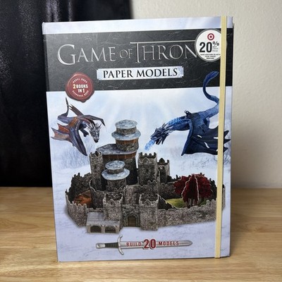 Game of Thrones Paper Models by Bill Scollon and Barbara Montini (2023, Spiral)