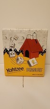Yahtzee Peanuts Edition Snoopy Doghouse Dice Cup Complete Board Game