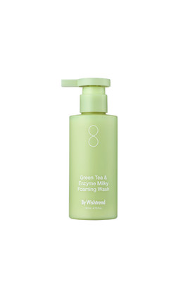 By Wishtrend Green Tea & Enzyme Milky Foaming Wash 140ml K-Beauty
